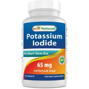 Best Naturals Potassium Iodide 65 mg- Dietary Supplement, 60 Tablets