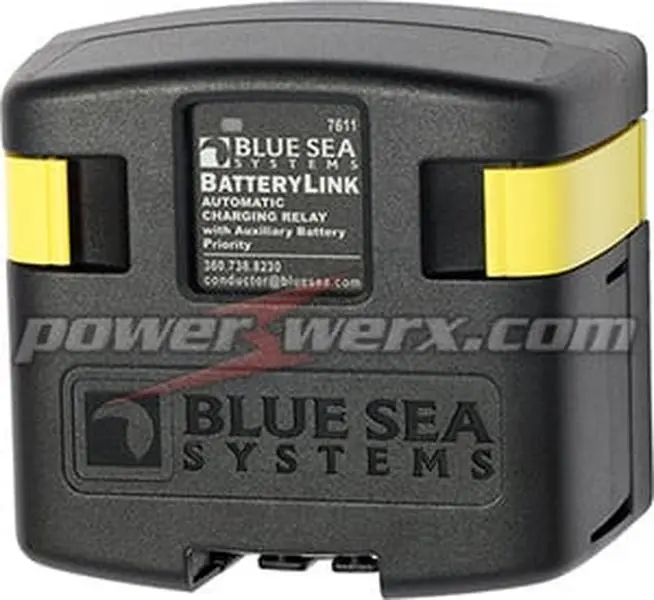 Blue Sea 7 DC BatteryLink Automatic Charging Relay - 120 Amp with Auxiliary Battery Charging