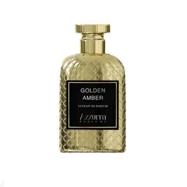 Azzurra Parfums | Golden Amber | Unisex Fragrance | 100 ML 3.4 OZ | Extrait De Parfum | Tonka Bean - Amber & Soft Woods