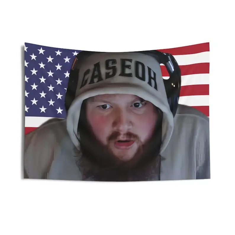 CaseOh American FREE TRACKED shipping Flag - Wall TapestryWall art decortwitch streamerhome bedroom wall decorTyler the creatorkai cenat