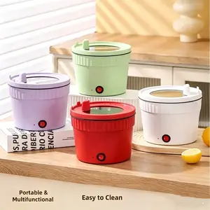 Multi-Functional Electric Cooker Pot: Non-Stick, Fast-Heating Compact Pot for Dorm & Home | Student-Friendly Hot Pot, Steaming & Instant Noodles Cooking