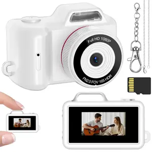 Mini Thumb Camera, Portable Camera, High Definition Digital Camera, Easy to Operate Button, Suitable for Taking Photos and Recording Videos, Ideal Gift for Beginners, For Travel Study Recording