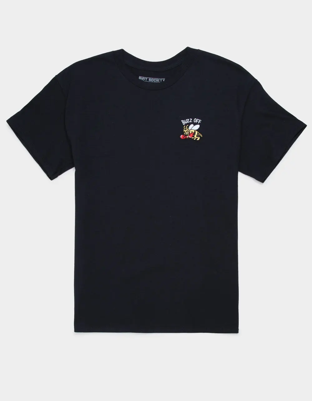 RIOT SOCIETY Buzz Off Embroidered Mens Tee