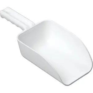 Remco 6400X Color-Coded Plastic Hand Scoop - Bpa-Free, Food-Safe Scooper, Commercial Grade Utensils, Restaurant and Food Service Supplies, Large 32 Ounce Size, White