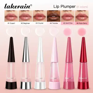 Lakerain Moisturizing Lip Plumper, Nourishing Lip Gloss, Instant Fullness & Glossy Finish, Long-Lasting Moisture, Boosts volume for fuller-looking lips, Hydrating Formula, 6 Shades for All Skin Tone, Cosmetics