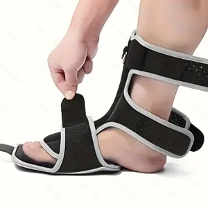 Adjustable Foot Drop Brace, Unisex Dual Ankle Support, Adjustable Foot Drop Extension Strap, Full Support Foot Bottom Protection