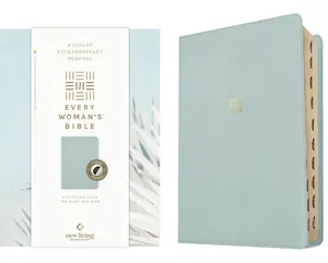 NLT Every Woman's Bible, Filament Enabled (Leatherlike, Sky Blue, Indexed, Red Letter) -- New Living Translation - Bible