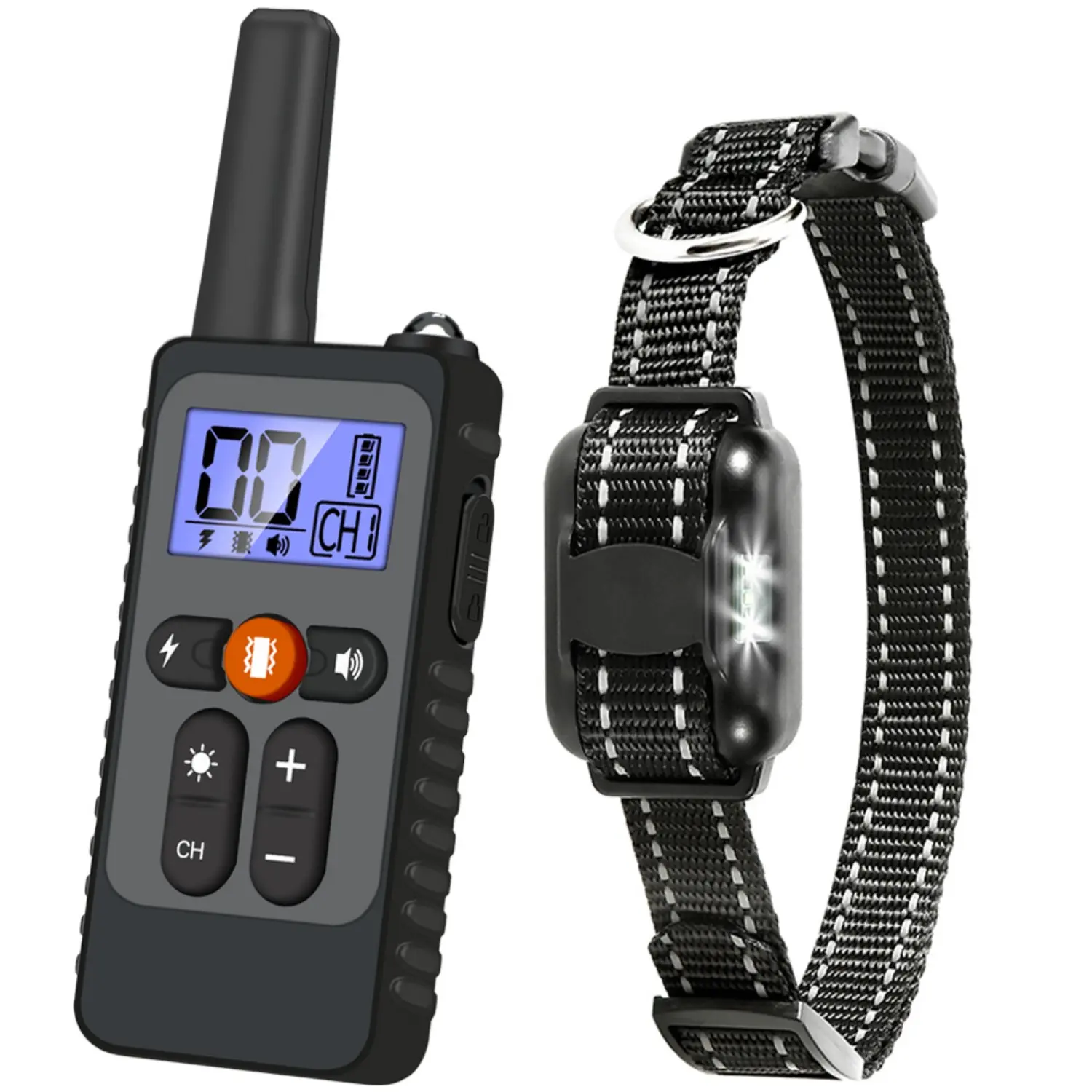 Dog E Collar - 3300FT Dog Training Collar with Remote IPX7 Waterproof with 4 Training Modes, Rechargeable Collar for All Breeds