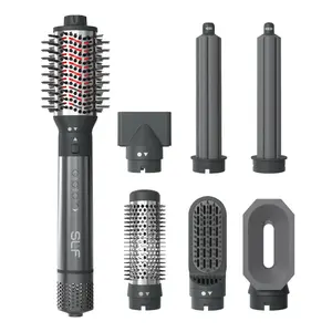 SLF Red Light Therapy 7-in-1 Hair Dryer Brush – Infrared, Ionic, and Multi-Functional Styling Tool