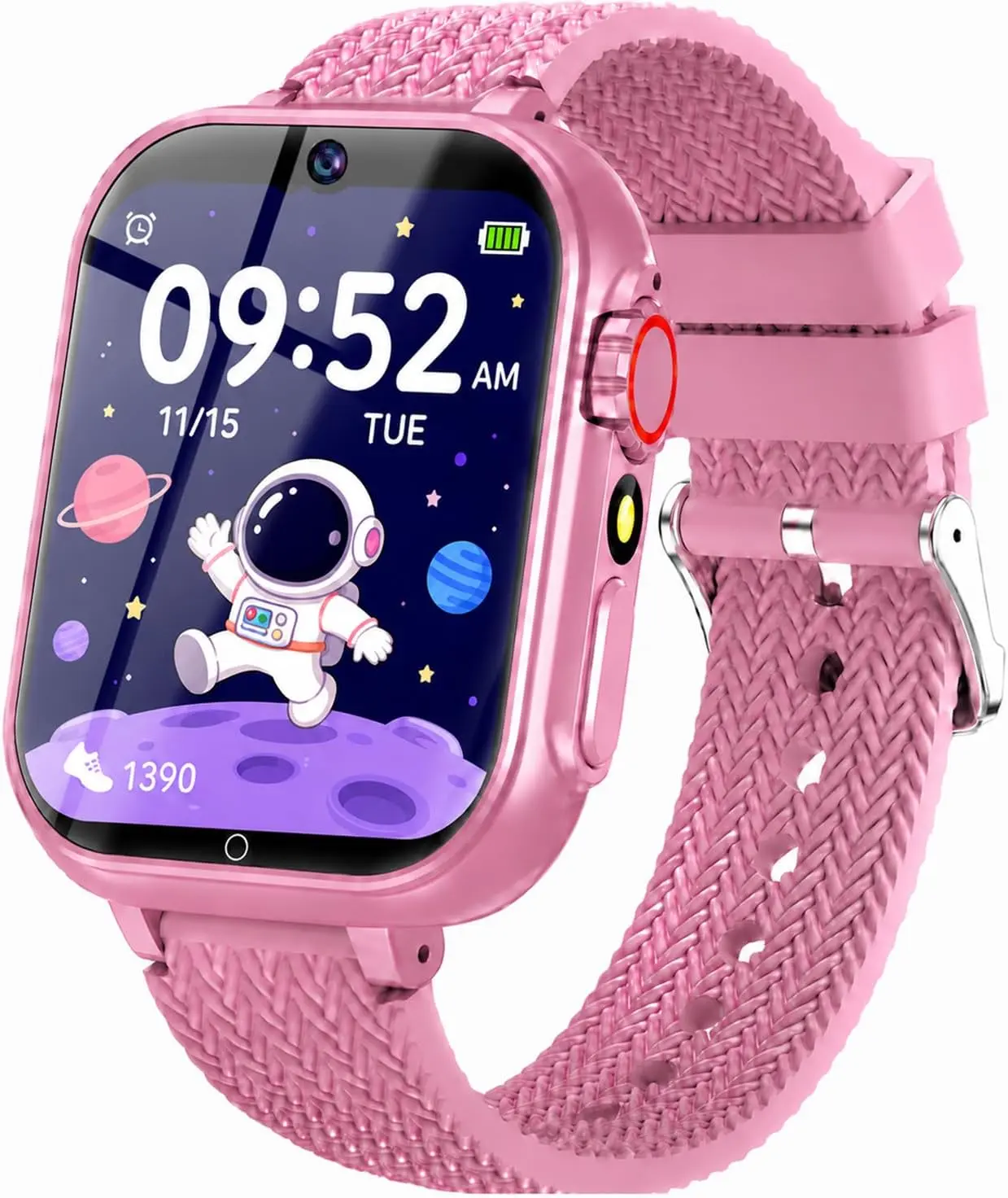 Kids Smart Watch for Girls Age 5-12, 39 Games Touch Screen Watch with Camera, Video Recorder, Music Player, Pedometer, Habit Tracker, No App Needed, Birthday Gift for Girls Ages 6-10