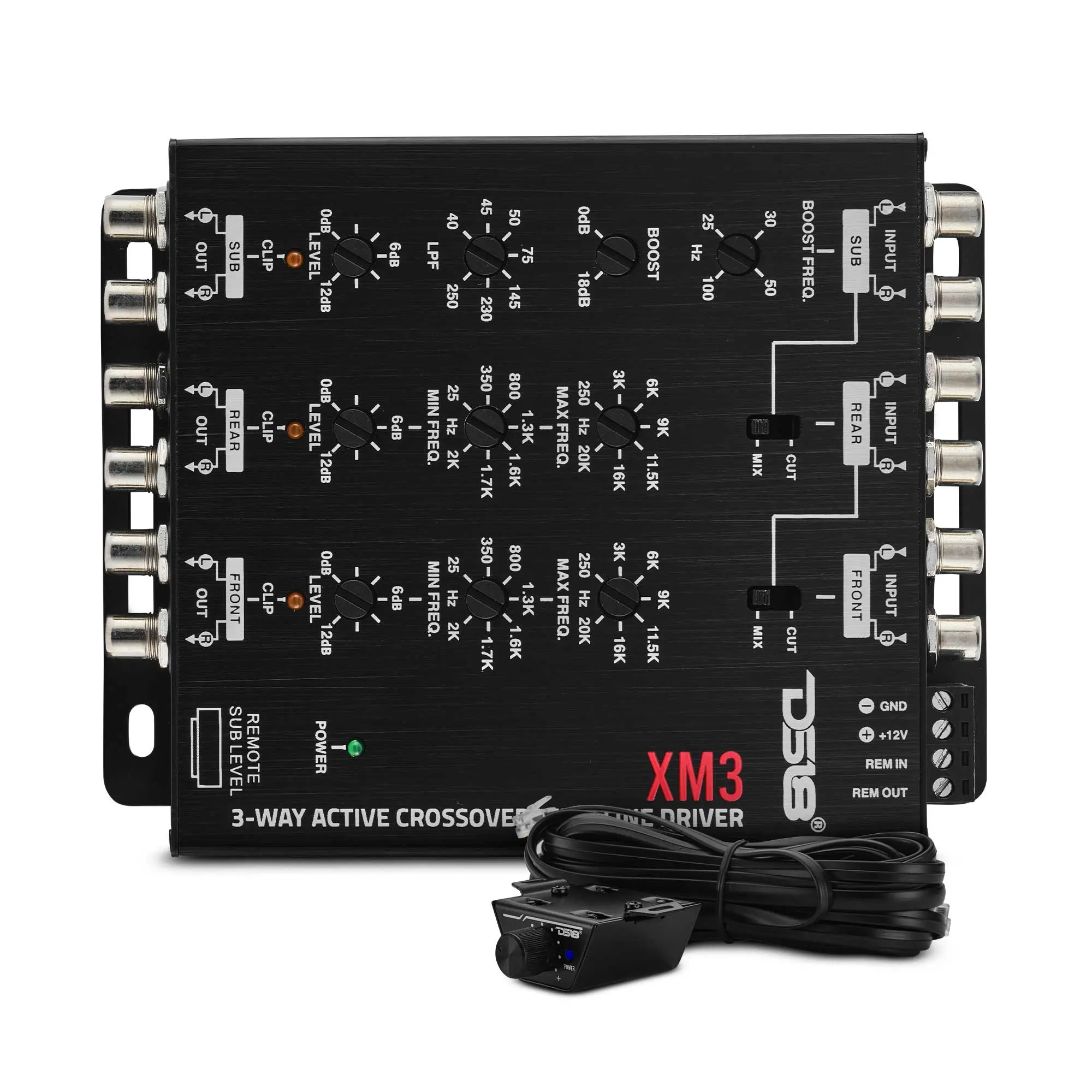3-Way Active Crossover With Line Driver