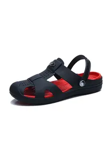 Men Baotou Sandals Flat Heel Comfortable Breathable Fashion Outdoor Casual Sandals