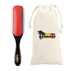 Detangling Hair Brush for Women – Travel Brush with Pouch