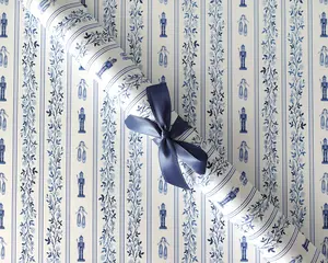 Gift Wrap Sheets - Blue & White Rose Nutcracker / Christmas Gift Wrap, Holiday Wrapping Paper, Nutcracker Ballet, Ballerina Wrapping Paper