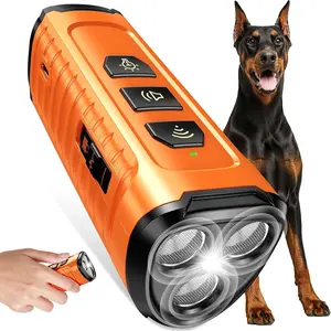 Dog Bark Deterrent 3X Anti Barking Device for Dogs 5 Modes Stop Dog Barking Safe for All Dogs 50FT Bark Control Indoor Outdoor with Flashlight Dog Training Device