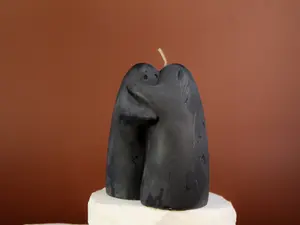 Ghost Hug Sculptural Candle