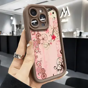 Vintage Music Notes Phone Case | Aesthetic Musical Score & Floral Art Cover | Trendy Shockproof Protective Cover For iPhone 17 Pro Max 16 15 14 13 mini 12 mini 11 for Samsung S21 S22 S23 S24 S25 S26 Phone Case | Gift for Music Lovers