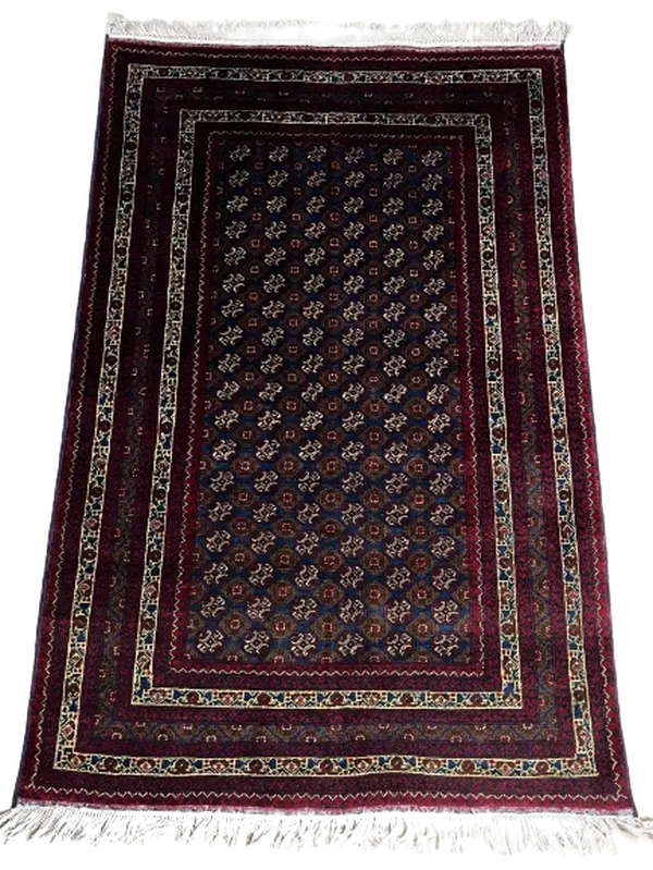 Handwoven Afghan Rug – Khoja Roshanuma 3'3'' X 5'3, Ghazni wool