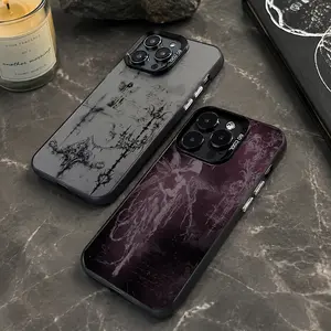 Gothic Coquette Cybersigilism Phone Case for iPhone 17 17Air 16 15 14 13 12 11 Pro XS Max Plus Black Candy Matte Shockproof Cover Protective Lightweight Durable Anti Yellowing