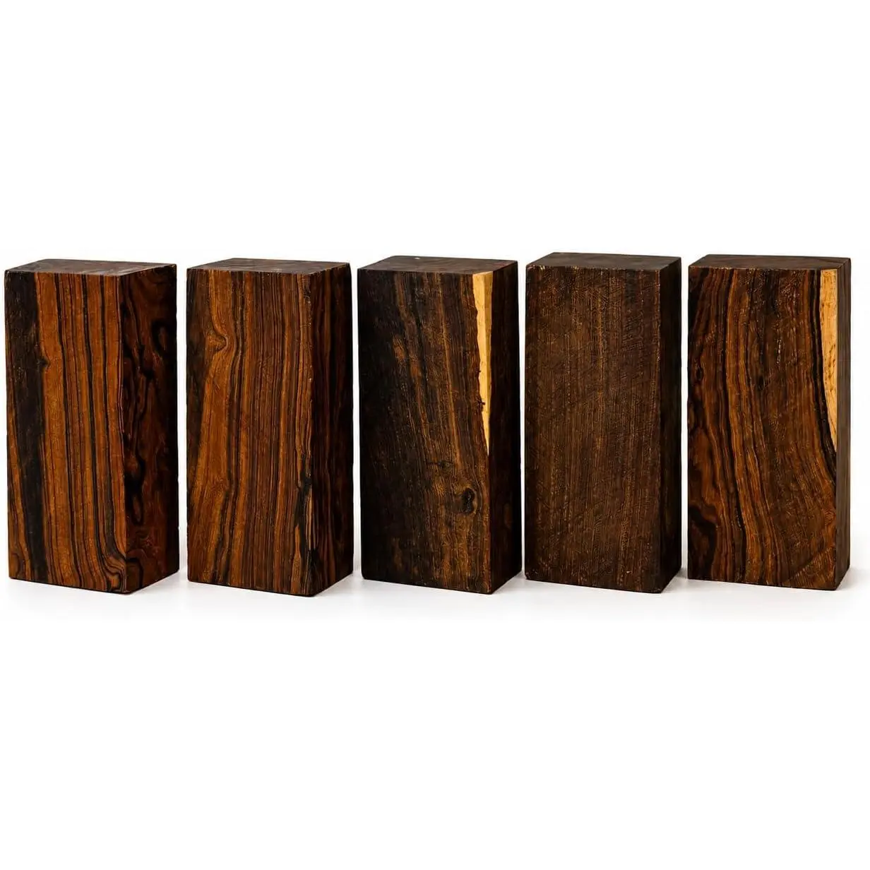 Hardwood Ironwood Blanks, Exotic Wood – Woodchucks Wood – Hardwood Lumber – Natural Wood for DIY Crafts – Ironwood Lumber Turning Blanks – Size 6 x 3 x 2 inches – Pack of 5