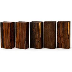 Hardwood Ironwood Blanks, Exotic Wood – Woodchucks Wood – Hardwood Lumber – Natural Wood for DIY Crafts – Ironwood Lumber Turning Blanks – Size 6 x 3 x 2 inches – Pack of 5