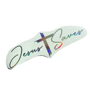 Jesus Saves Decal for Car or Truck | Cross Decal | Christian Decal