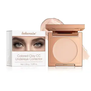 Colored Clay CC Undereye Corrector Balm Formulation Lightweight Smooth Under Eye Corrector for Dark Circles and Fine Lines Concealer Makeup Brightener for Tired Eyes – Natural Radiant Luminous Finish With Mini Mirror