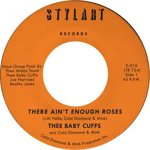 Thee Baby Cuffs - There Ain't Enough Roses - Orange  [7-INCH SINGLE VINYL RECORD] Colored Vinyl, Orange