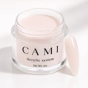 CAMI Professional Acrylic Nail Powder - 2oz, Smooth Application & Long-Lasting Nails,  (classic nude)