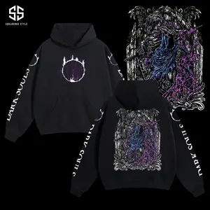 [Soulsborne Style] Vintage Grim Style Artorias the Abysswalker v2 - Dark souls Unisex Hoodie, Soulsborne Gaming Apparel, Game Shirt, Video Game Clothes, Boy Merch, Gift For Him, Gift For Her, Soulslike Streetwear