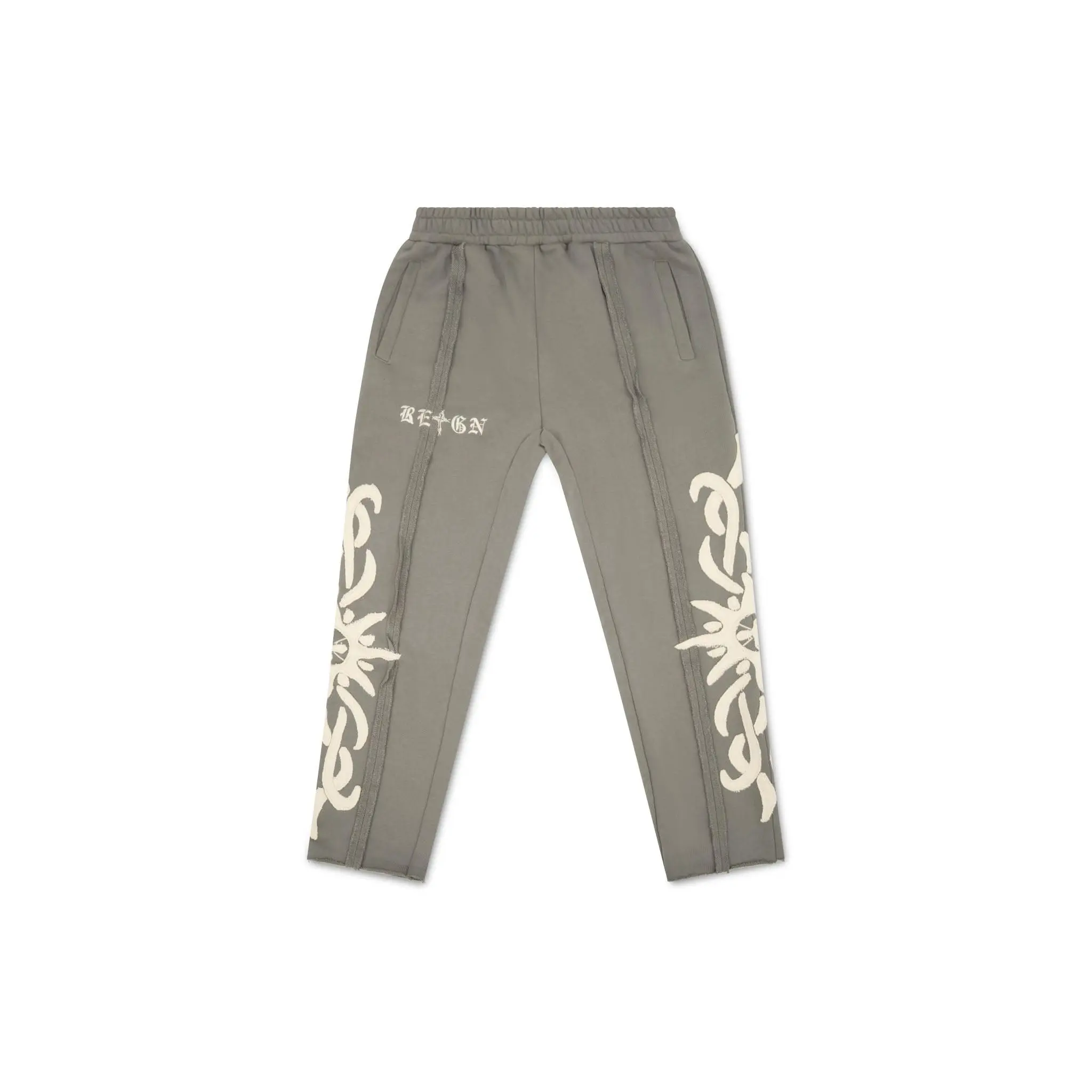 "SUN FLAME" SWEATPANTS - GREY