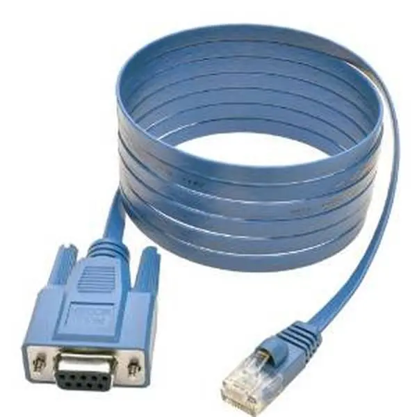 Tripp Lite P430-006 RJ45 Male to DB9 Female Console Cable, 6ft Length, Serial Connect for Cisco Ports, Links DB9M Serial Port to RJ45