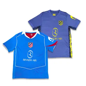 Atleti/Atlético ATM 2025/26 Home Away & Third Jersey, Breathable Quick-Dry Football Shirt, 100% Polyester,Elastic Fabric for Sports Training, Casual & Match Wear, Adult Sizes S-4XL, Perfect for Fans & Soccer Lovers