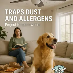 Never dust fan blades again! Simple, sleek design. Replace when needed and throw the old ones away. Its just that simple!