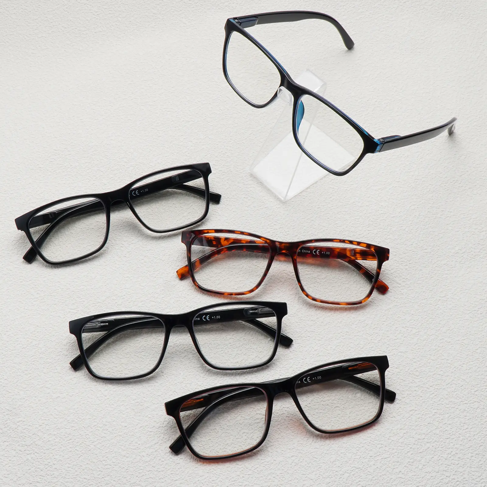 6 Pack Blue Light Blocking Reading Glasses Spring Hinge Fashion Eyeglasses Gaoye Reading Glasses for Women, 6 pack Fashion Readers for  main image 2