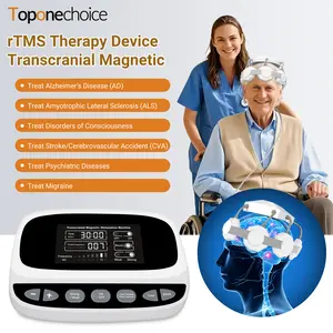 Toponechoice TMS rTMS Transcranial Magnetic Stimulation Machine, Pulsed Magnetic Field Therapy Bracelet, Non-Invasive Biomagnetic Healing Device for Brain Wellness, Relaxation Support, Neural Comfort & Daily Neuro Care at Home
