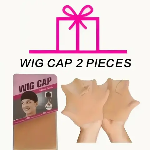 Unisex Medium Nylon Elastic Breathable Mesh Wig Caps - 1 Package (2pcs) for Cosplay, All-Day Wear, Nylon Wig Tools & Accessories
