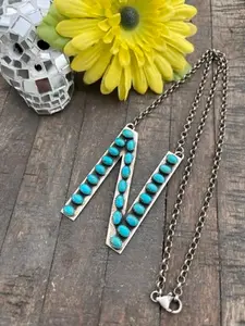 Custom Letter N Necklace