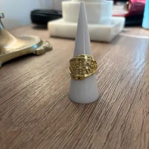 Gold filled adjustable ring