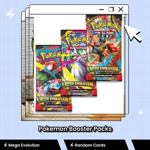 Mega Evolutions - 5 Booster Packs - Live - Pokemon TCG