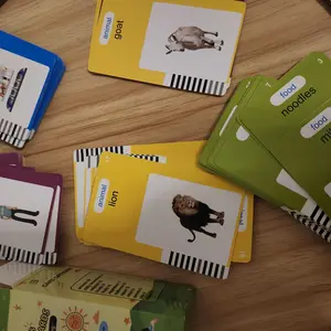 Talking Flash Cards – 224 English Words for Toddlers & Preschool Learning, Educational Language Toy