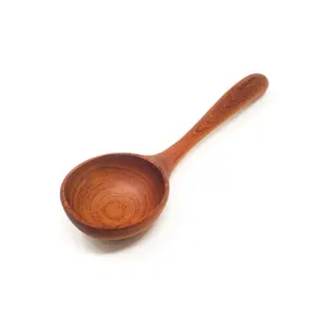 Earlywood Classic Wooden Soup Ladle - Handcrafted in USA, Perfect Spoon for Serving soups, stews, chilis and more Cutlery Tableware