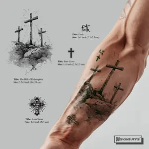 SkinBuffs Long Lasting Temporary Tattoo for Last Minute Gift Ideas Unique Designs Easy Application Perfect for Quick Style