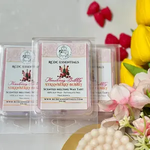 Strawberry Bubbly ~ Scented Melting Wax Tarts