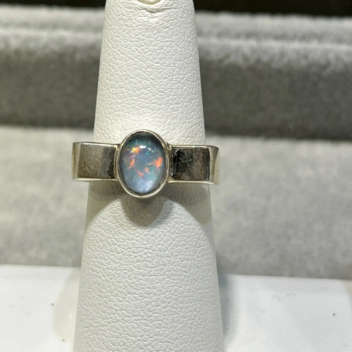 SQUARE OPAL RINGS!!  Size 5/6 Anniversary Birthday Daily Engagement Wedding