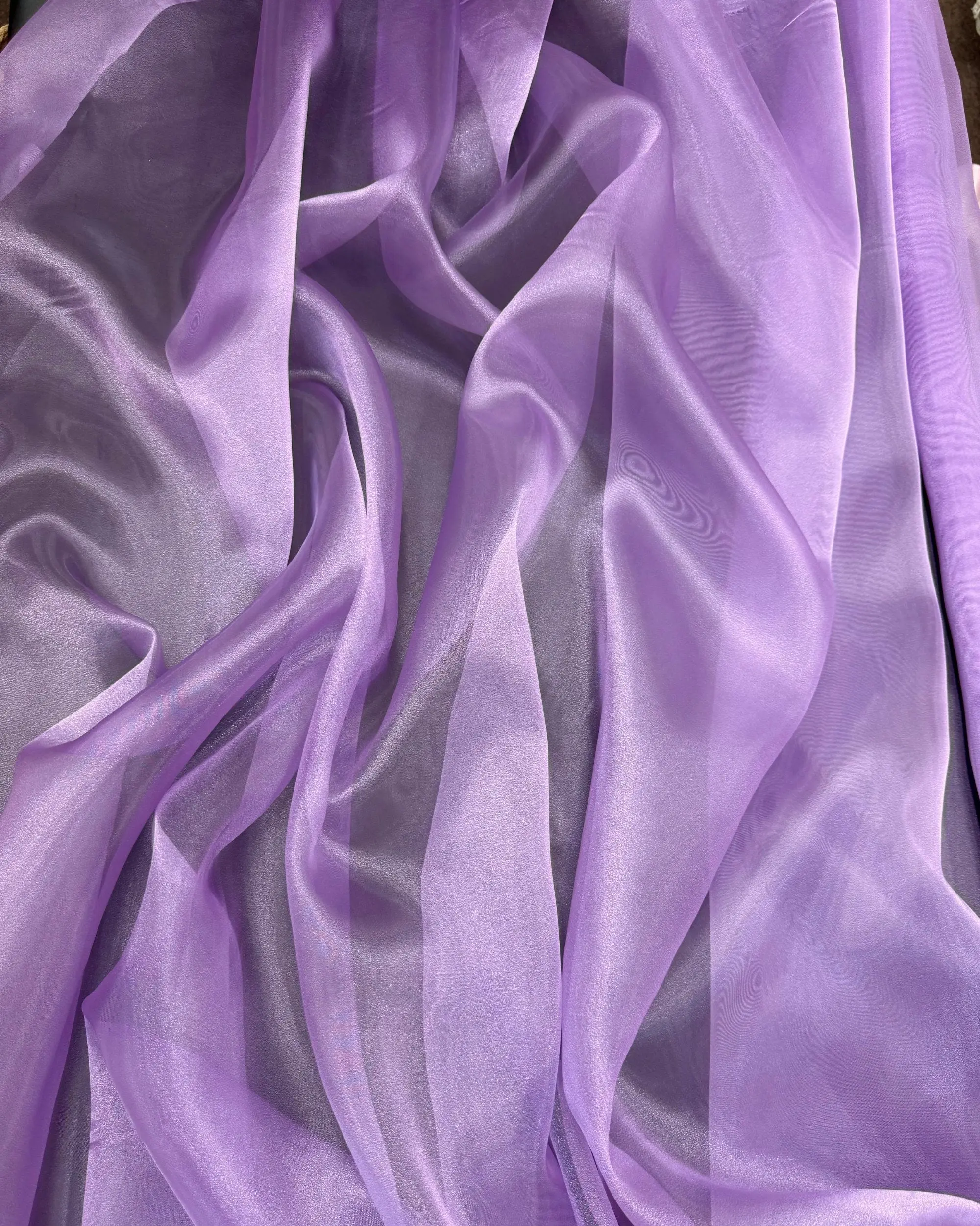 Lavender Crystal Organza
