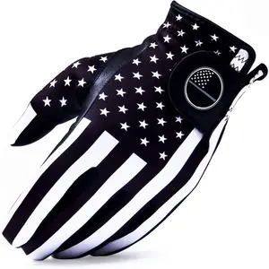 American Flag Golf Glove USA Flag Golf Gloves with Perfect Grip for Men and Women American Flag Left Hand Golf Gloves Men Left Hand Right Hand Golf Glove