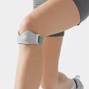 Silicone patella strap Sports knee pads Professional grade running shock absorber fixed meniscus patella protective strap advanced support relief pain arthritis heating compression brace ear glove li form shin accessories basketball