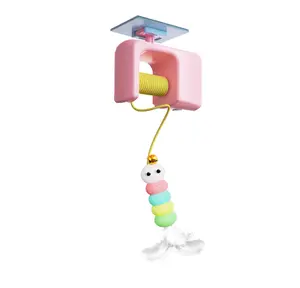 Cat Toys Automatic Hanging Interactive Electric Bird Simulation Toy for Indoor Cats with Feather Tails Fun Motion Enrichment Play