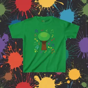 Mr. Tree Character T-Shirt - Musical Nature from Sprunki Game